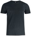 Heren T-shirt Clique Slub-T Zwart